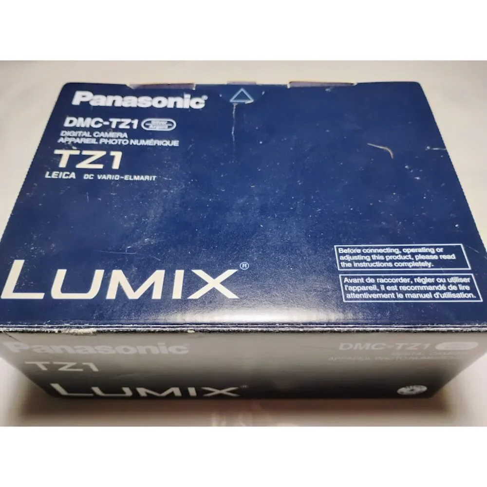 Panasonic DMC-TZ1 Digital Camera With Battery Charger & Box